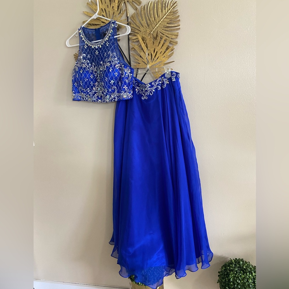 Camille La Vie Royal Blue Formal Kids Dress